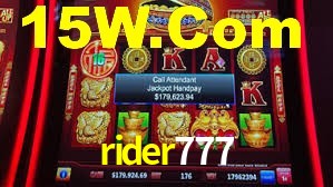 rider777 App Interface